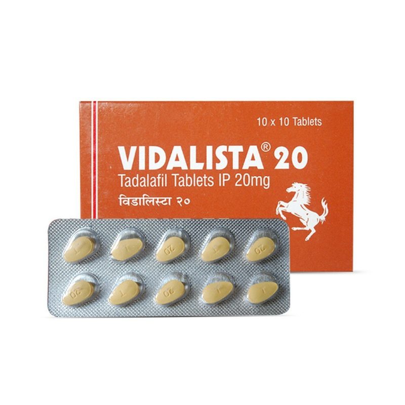 Vidalista 20mg 犀利士學名藥｜10顆裝週末藥｜長效36小時超持久