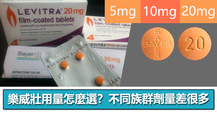 樂威壯用量怎麼選？不同族群劑量差很多