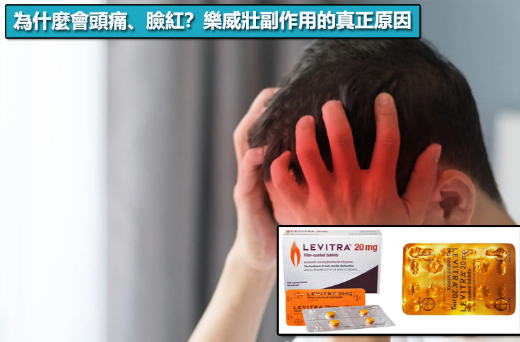 為什麼會頭痛、臉紅？樂威壯副作用的真正原因