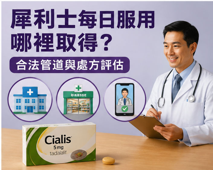 犀利士每日服用哪裡取得?合法管道與處方評估 犀利士每日服用哪裡取得?合法管道與處方評估