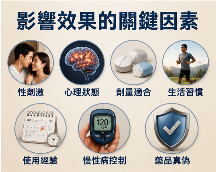 影響犀利士效果的關鍵因素 影響犀利士效果的關鍵因素